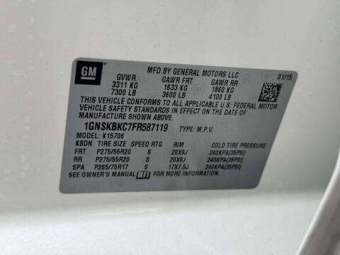 2015 Chevrolet Tahoe LT