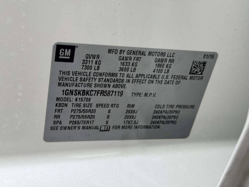 2015 Chevrolet Tahoe LT