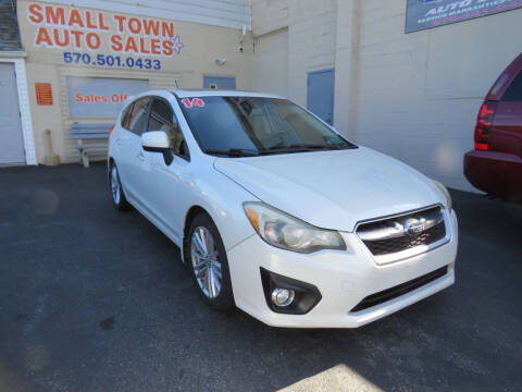 2014 Subaru Impreza for sale at Small Town Auto Sales in Hazleton PA