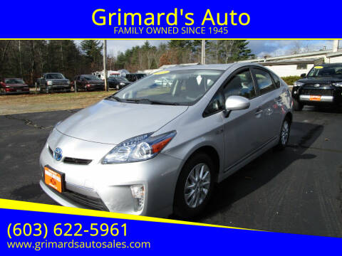 2015 Toyota Prius Plug-in Hybrid for sale at Grimard's Auto in Hooksett NH