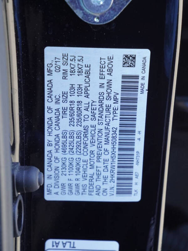 2017 Honda CR-V EX