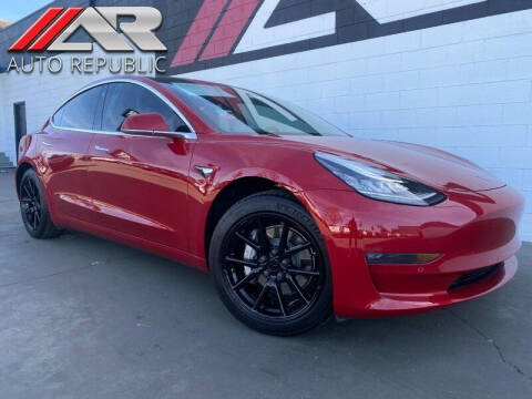 2018 Tesla Model 3 for sale at Auto Republic Fullerton in Fullerton CA