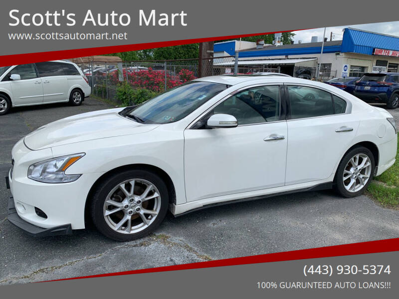 2012 Nissan Maxima for sale at Scott's Auto Mart in Dundalk MD