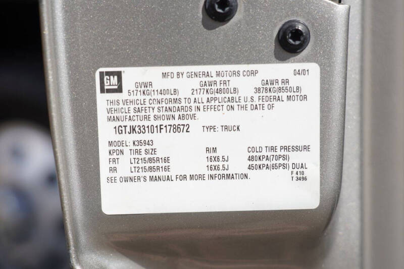 2001 GMC Sierra 3500