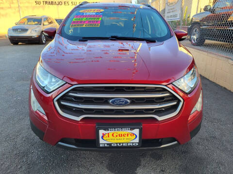 2018 Ford EcoSport for sale at El Guero Auto Sale in Hawthorne CA