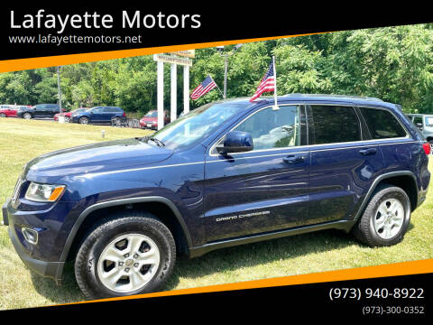 2016 Jeep Grand Cherokee for sale at Lafayette Motors 2 in Andover NJ