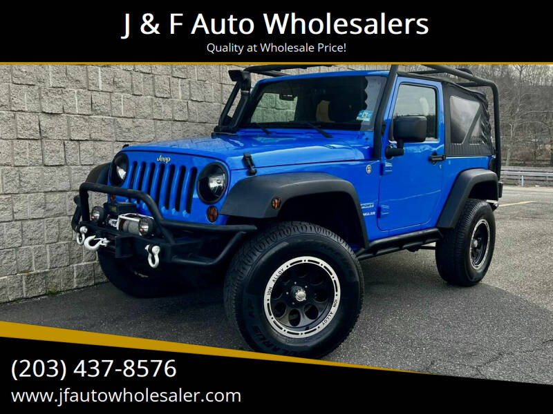 2011 Jeep Wrangler for sale at J & F Auto Wholesalers in Waterbury CT