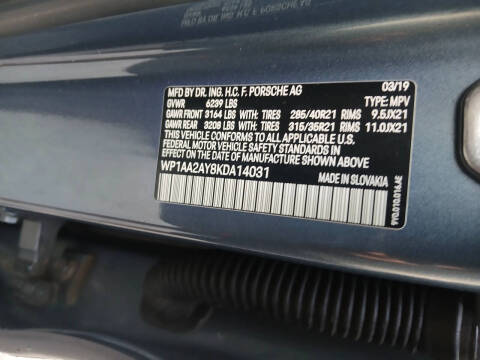 2019 Porsche Cayenne