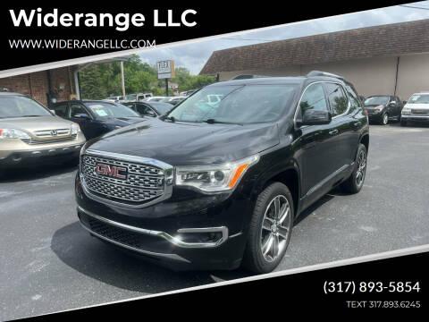 2017 GMC Acadia for sale at Widerange LLC in Greenwood IN