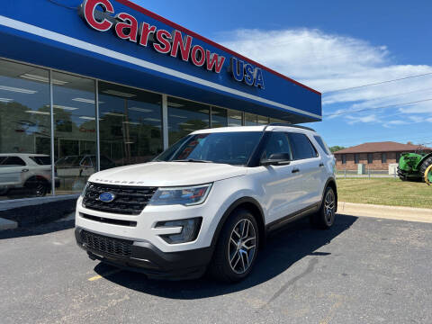 2017 Ford Explorer for sale at CarsNowUsa LLc in Monroe MI