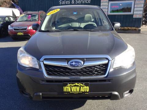 2014 Subaru Forester for sale at MOUNTAIN VIEW AUTO in Lyndonville VT