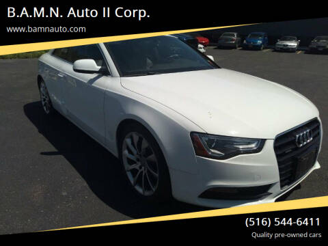 2013 Audi A5 for sale at Luxury Auto Repair and Services in Freeport NY