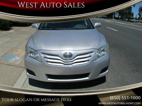 2011 Toyota Camry for sale at West Auto Sales in Belmont CA