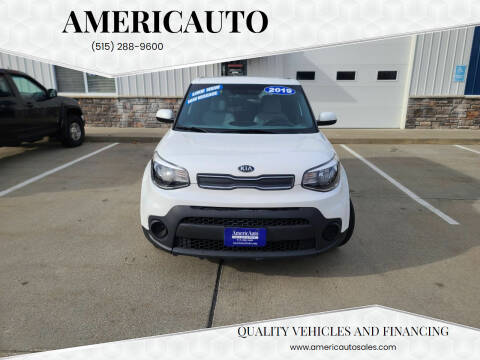 2019 Kia Soul for sale at AmericAuto in Des Moines IA