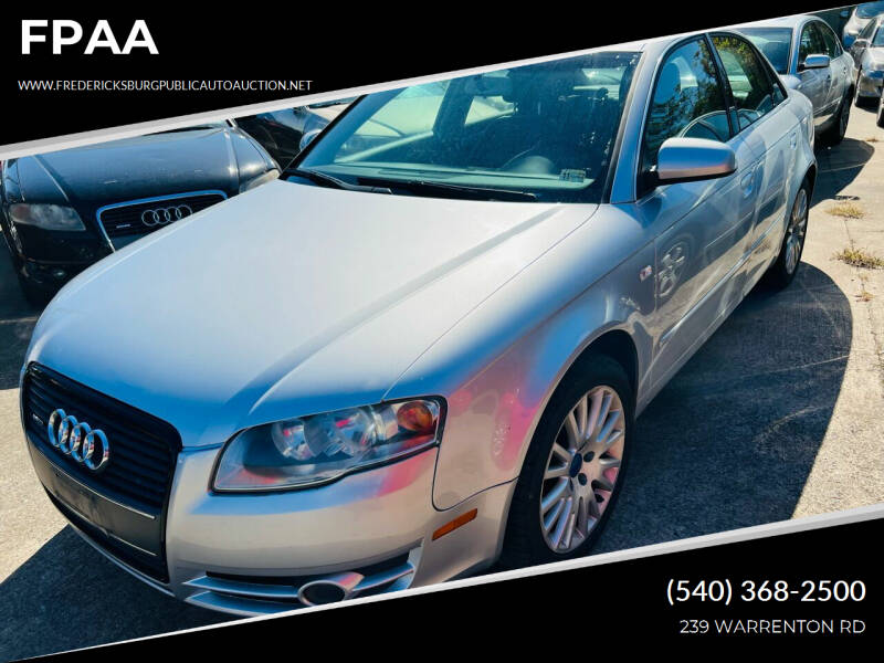 2006 Audi A4 for sale at FPAA in Fredericksburg VA