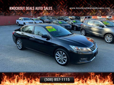 2014 Honda Accord for sale at Knockout Deals Auto Sales in West Bridgewater MA