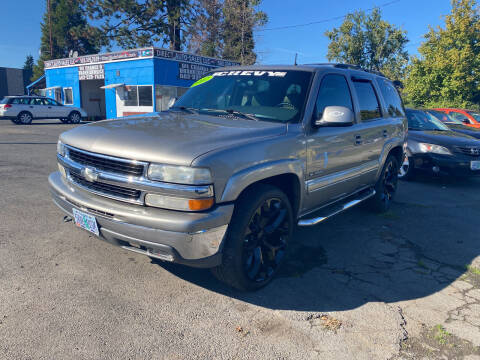 2002 Chevrolet Tahoe for sale at Direct Auto Sales in Salem OR
