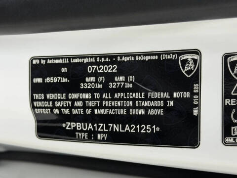 2022 Lamborghini Urus