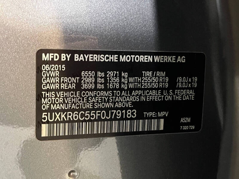 2015 BMW X5 xDrive50i