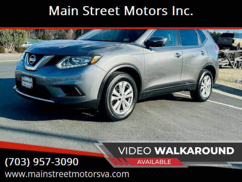 2015 Nissan Rogue for sale at Main Street Motors Inc. in Chantilly VA