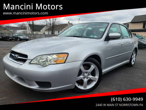 2007 Subaru Legacy for sale at Mancini Motors in Norristown PA