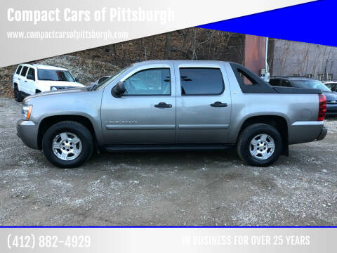 2007 Chevrolet Avalanche for sale at Compact Cars of Pittsburgh in Pittsburgh PA