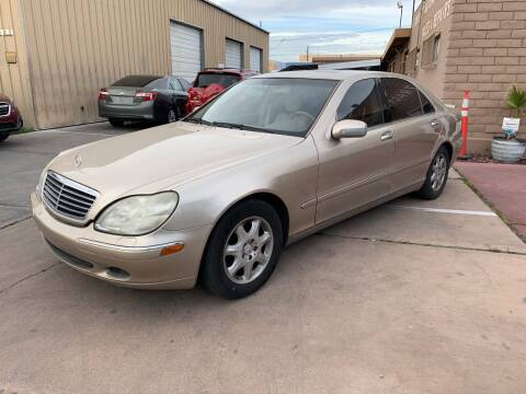 2002 Mercedes-Benz S-Class for sale at CONTRACT AUTOMOTIVE in Las Vegas NV