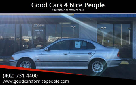 2000 BMW 5 Series for sale at Good Cars 4 Nice People in Omaha NE