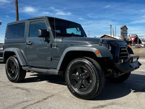 2016 Jeep Wrangler for sale at Triple C Auto Sales in Gainesville TX