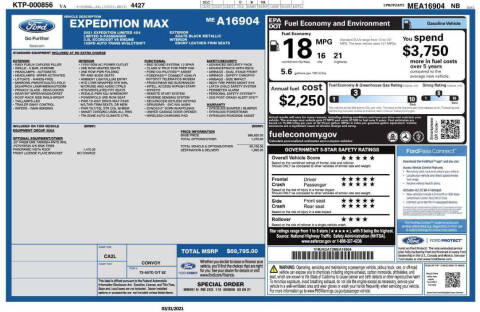 2021 Ford Expedition MAX Limited