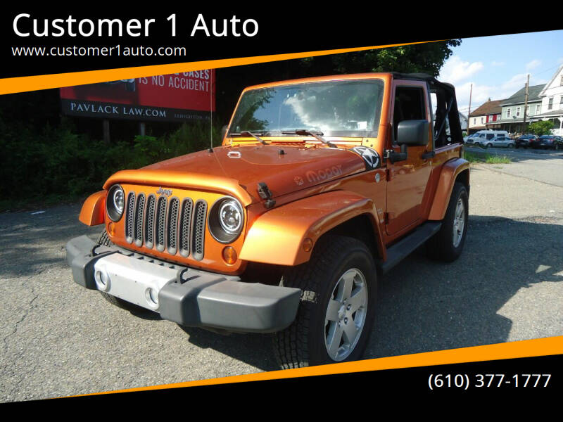 2011 Jeep Wrangler for sale at Customer 1 Auto in Lehighton PA
