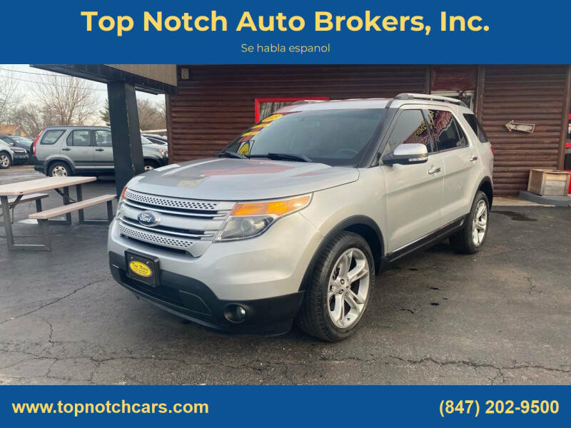 2015 Ford Explorer for sale at Top Notch Auto Brokers, Inc. in McHenry IL