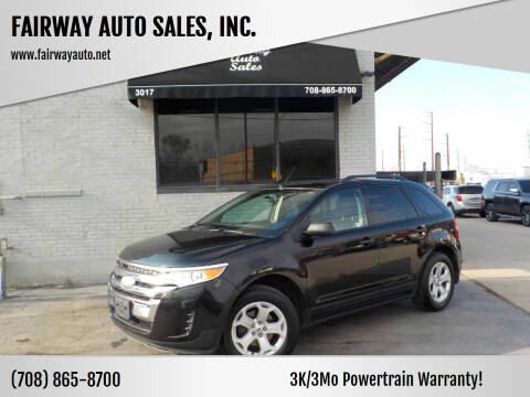 2013 Ford Edge for sale at FAIRWAY AUTO SALES, INC. in Melrose Park IL
