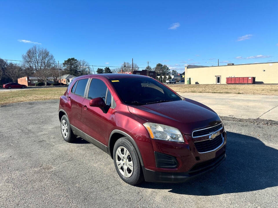 2016 Chevrolet Trax for sale at Concord Auto Mall in Concord, NC