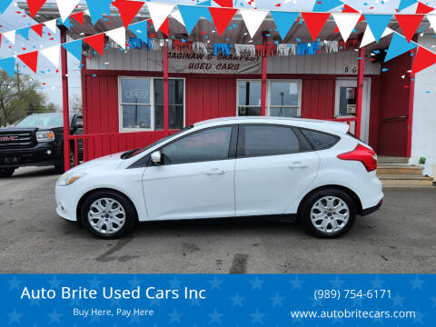 2012 Ford Focus for sale at Auto Brite Used Cars Inc in Saginaw MI