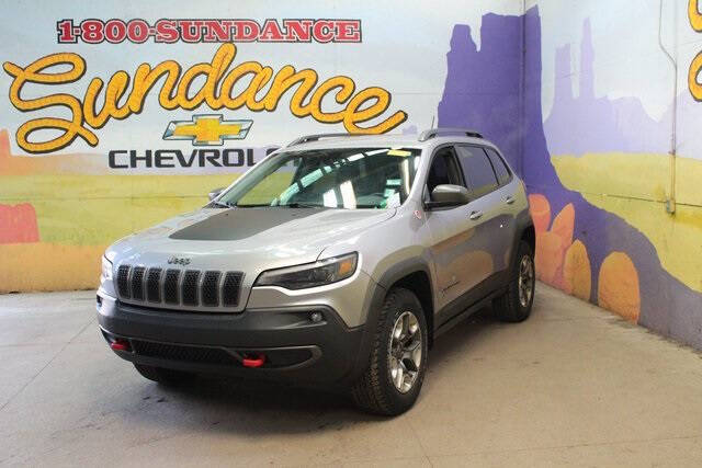 Used 2019 Jeep Cherokee Trailhawk with VIN 1C4PJMBX2KD353090 for sale in Grand Ledge, MI