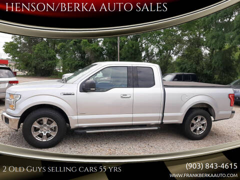 2017 Ford F-150 for sale at HENSON/BERKA AUTO SALES in Gilmer TX