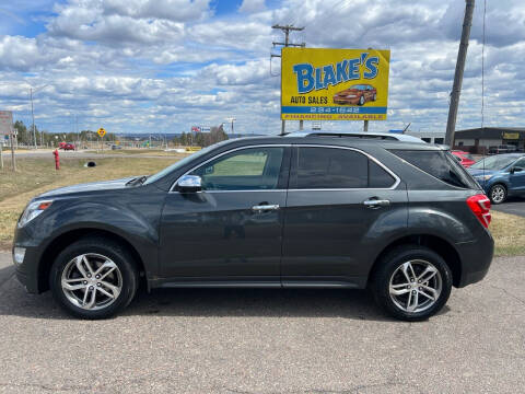 2017 Chevrolet Equinox for sale at Blake's Auto Sales LLC in Rice Lake WI