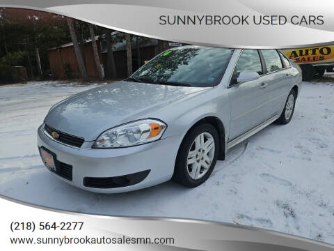 2010 Chevrolet Impala for sale at SUNNYBROOK USED CARS in Menahga MN