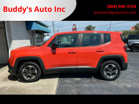 2017 Jeep Renegade for sale at Buddy's Auto Inc in Pendleton, SC