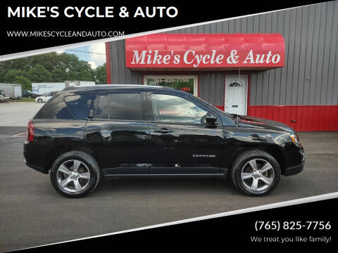 2017 Jeep Compass for sale at MIKE'S CYCLE & AUTO in Connersville IN
