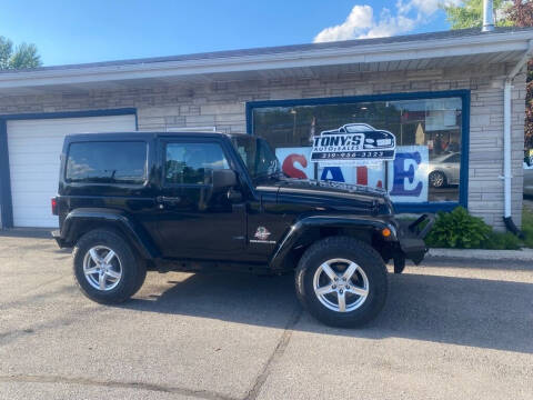 2013 Jeep Wrangler for sale at Tonys Auto Sales Inc in Wheatfield IN