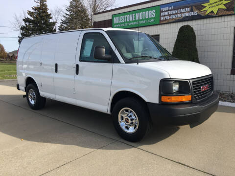 2014 GMC Savana Cargo for sale at MILESTONE MOTORS in Chesterfield MI