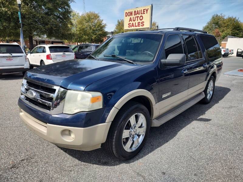 2007 Ford Expedition EL for sale at DON BAILEY AUTO SALES in Phenix City AL