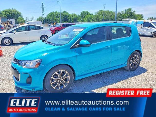 TURQUOISE 2020 Chevrolet Sonic LT LT 4dr Hatchback 1