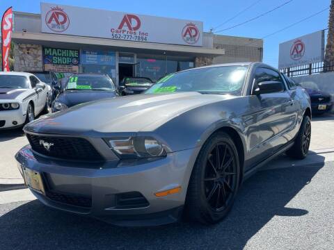2011 Ford Mustang for sale at AD CarPros, Inc. in Whittier CA