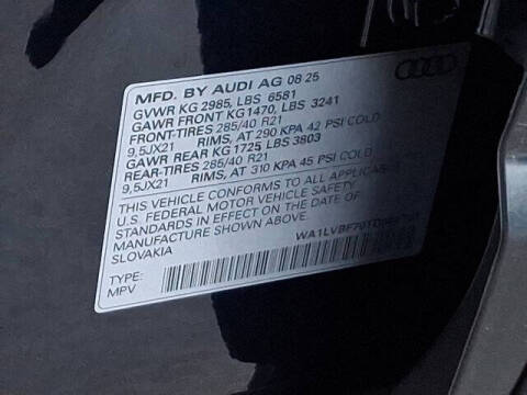 2026 Audi Q7 quattro Premium Plus 55 TFSI