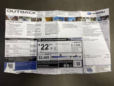 2015 Subaru Outback 3.6R Limited