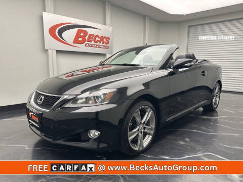 2012 Lexus IS 350C for sale at Becks Auto Group in Mason OH