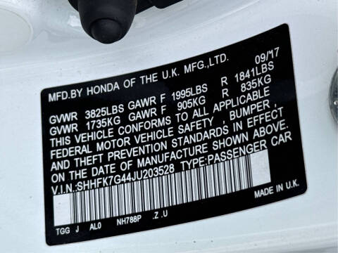 2018 Honda Civic Sport